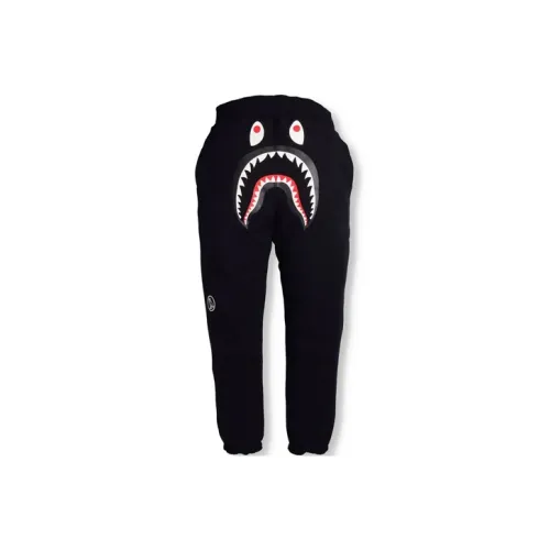 A BATHING APE Shark Series Мужские Вязаные Спортивные Штаны