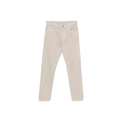 Zegna SS24 Джинсы Мужские Светлый Бежевый