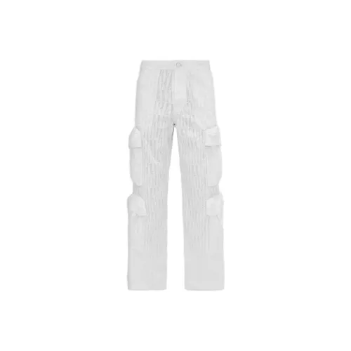 AMIRI Белые Мужские Карго Брюки