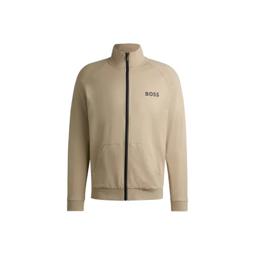 Hugo Boss Куртки и Пальто Мужской Светлый Бежевый