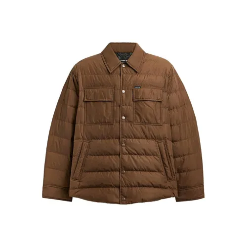 COACH FW24 Пуховик Мужской Коричневый