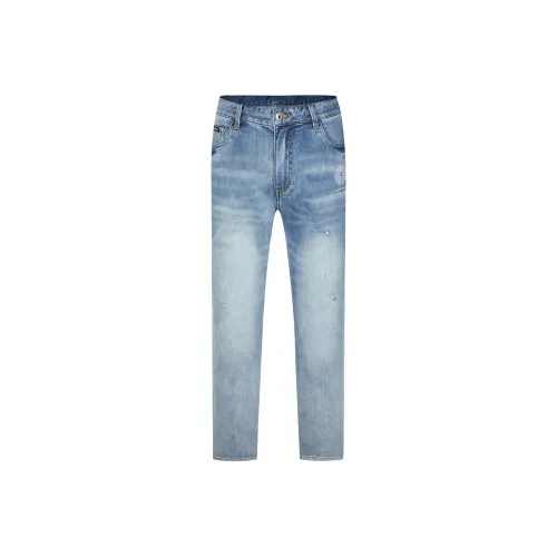 FERRE Medium Blue Men's Jeans FERRE Средне-голубые мужские джинсы