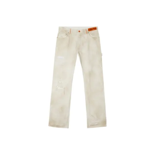 HERON PRESTON Белый Мужской Джинсы