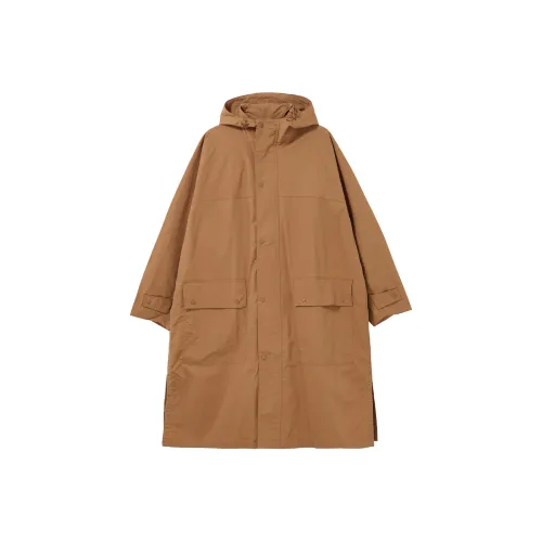 UNIQLO Темно-оранжевый унисекс тренч