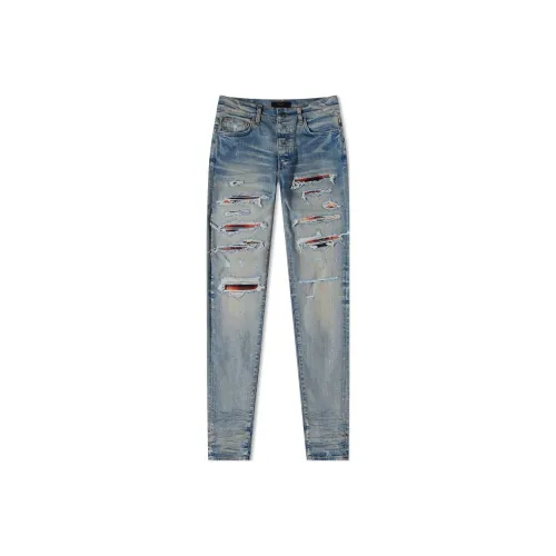 AMIRI Men's Blue Jeans AMIRI Мужские синие джинсы