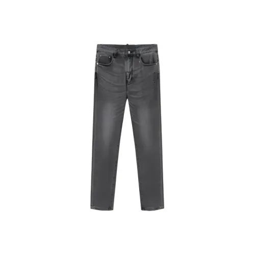 DEGAIA SS24 Джинсы Мужские Средне-Серые