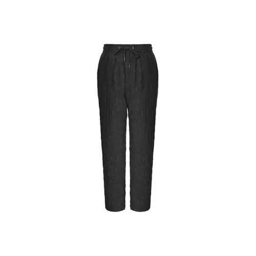 RARE FW22 Штаны с манжетами Умеренный Повседневные брюки Мужской Черный