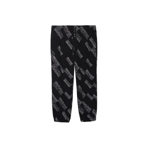 VERSACE JEANS COUTURE SS22 Вязаные спортивные брюки мужские черные