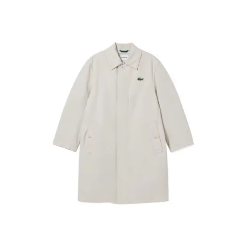 LACOSTE Светлый хаки Мужской тренч