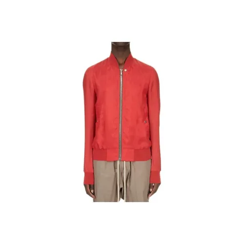 RICK OWENS совместный бренд RO SS24 Куртки Пальто Мужской Темно-красный