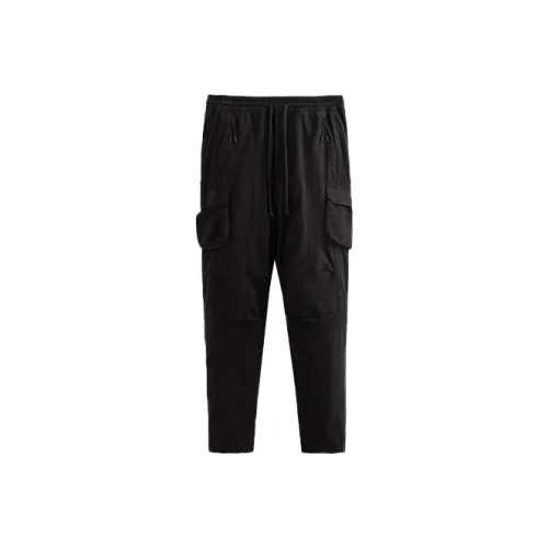 KITH Collaboration Мужские Карго Брюки Черные