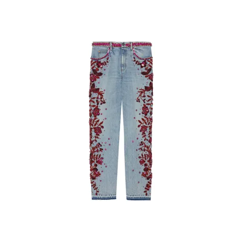 GUCCI Light Blue Men's Jeans GUCCI Светло-голубые мужские джинсы