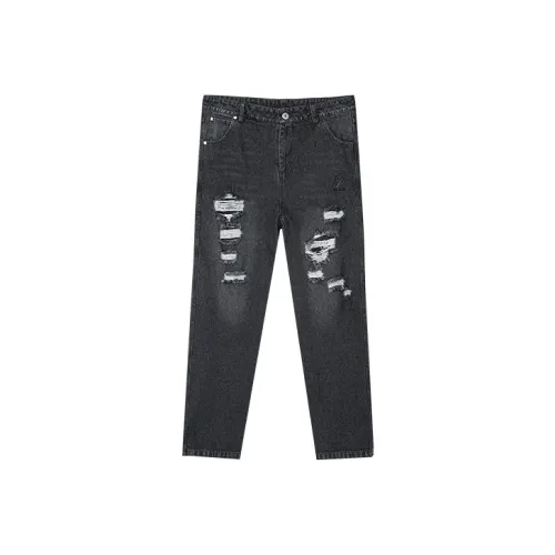 MAEA x Vsts Разорванные джинсы унисекс