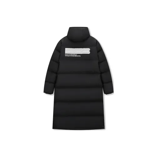 Безшовный крой, черный, унисекс, пуховые куртки