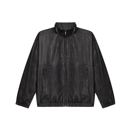 GIVENCHY FW23 Кожа Куртка Мужская Черная