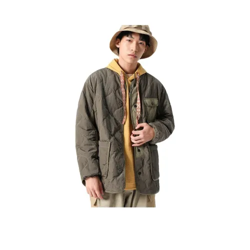 GOLDLION G+ Хлопковый пуховик Мужской Хаки Зеленый