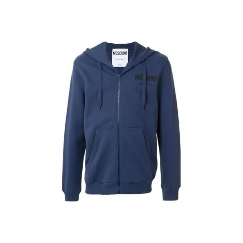 MOSCHINO FW23 Куртки и пальто Мужской Синий