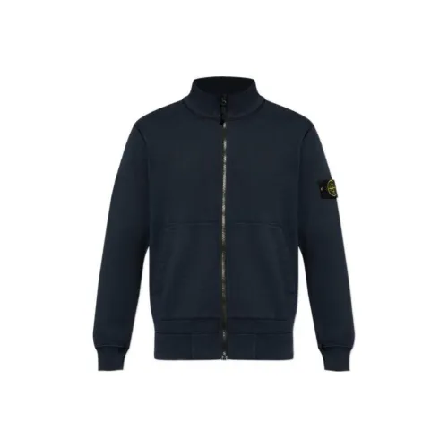 Stone Island Мужские куртки морского синего цвета