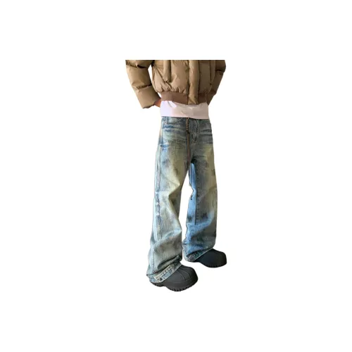 Pirkadat Синие Унисекс Джинсы