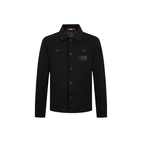 Cavalli Class Черные Мужские Куртки