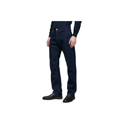 HERMES Синий Мужской Джинсы