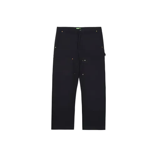 HUF Прямой крой Брюки Джинсы Унисекс Черный