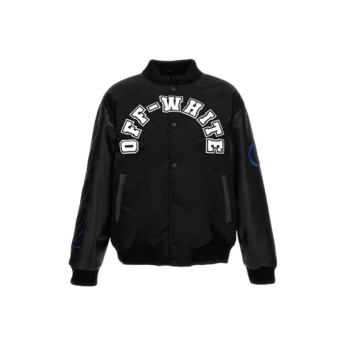 Off Белый Куртки и Пальто Стандартный крой Мужской Черный