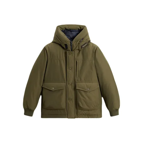 WOOLRICH FW24 Пуховик Мужской Зеленый