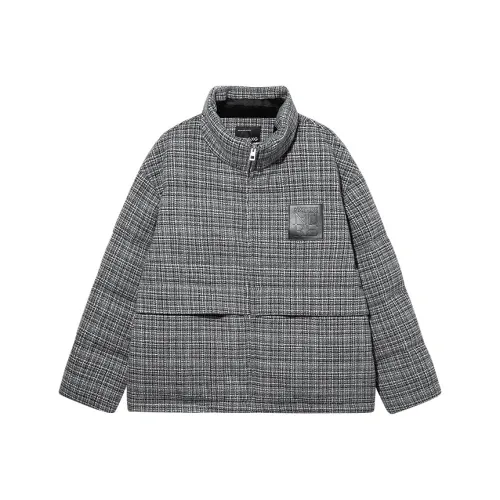 GXG Пуховик Мужской Серый Клетка