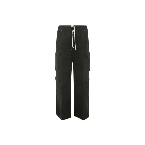 RICK OWENS Мужские карго-брюки черного цвета