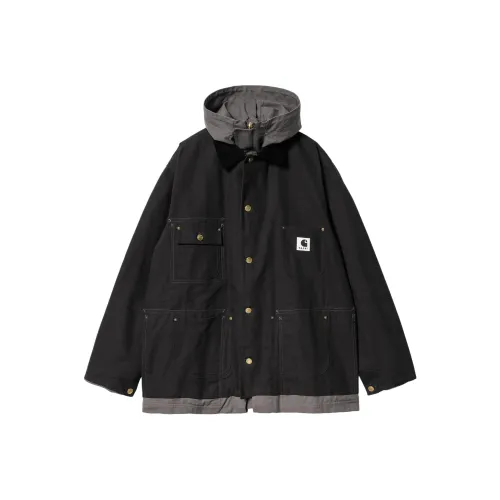Sacai Carhartt WIP Co Branded SS24 Черные Мужские Куртки