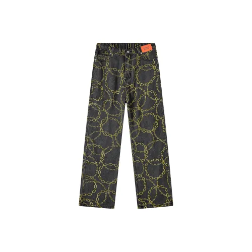 GEOFFREY B. SMALL Джинсы Унисекс Черный Серый