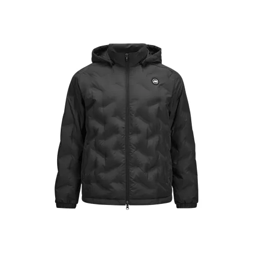 Skechers Basic Sports Series Пуховик Мужской Угольный Черный