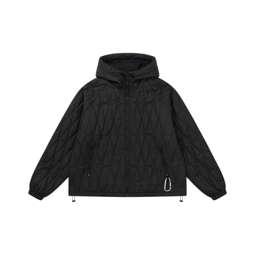 HARSH AND CRUEL Пуховик Унисекс Черный