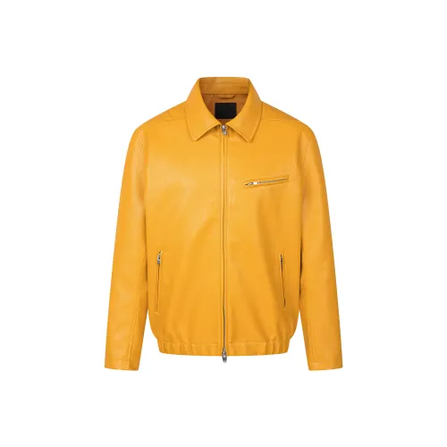 CHINISM Куртки Пальто Унисекс Винтажный Желтый