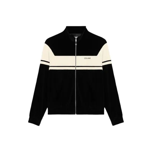 CELINE SS25 Куртки Пальто Мужской Черный Белый