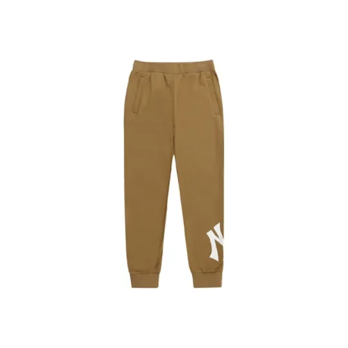 MLB Бежевые Унисекс Вязаные Тренировочные Брюки