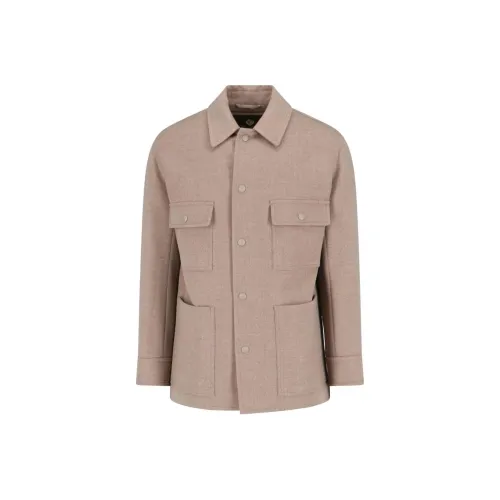 Loro Piana Светло-коричневые Мужские Куртки