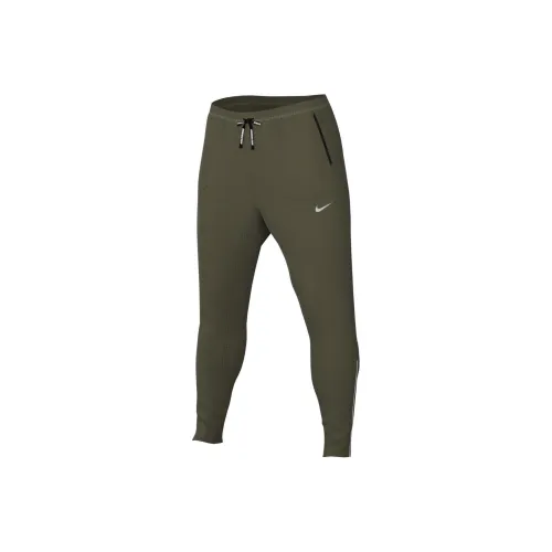 Nike Армейский зеленый Мужские Вязаные Тренировочные Штаны