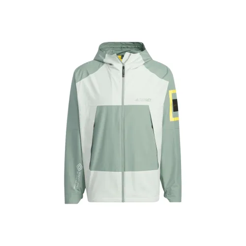 Adidas x National Geographic Куртки и Пальто Мужские Пыльно-Зеленый