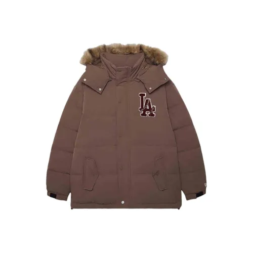 New Era FW24 Down Jacket Unisex Brown