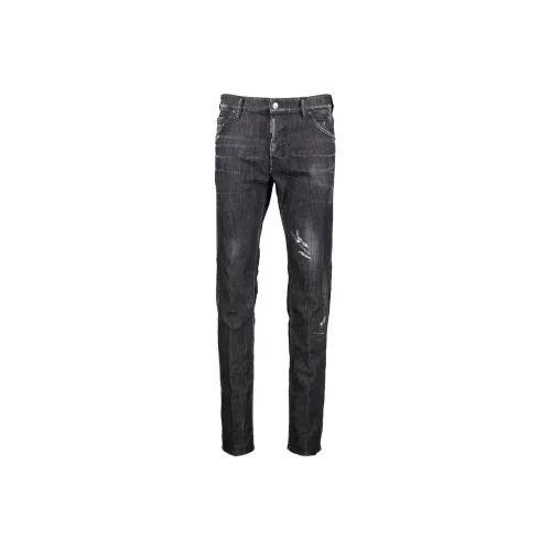DSQUARED 2 Мужские черные джинсы