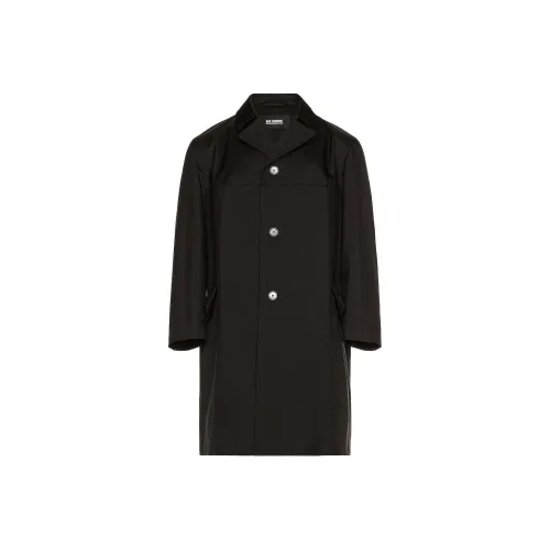 RAF SIMONS Черный Мужской Тренч