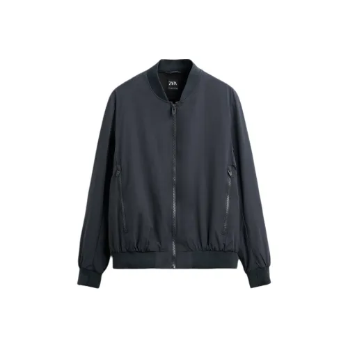 ZARA Синий Мужской Пуховик