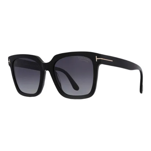 TF Ацетат Квадратные Солнцезащитные Очки Женские Черные