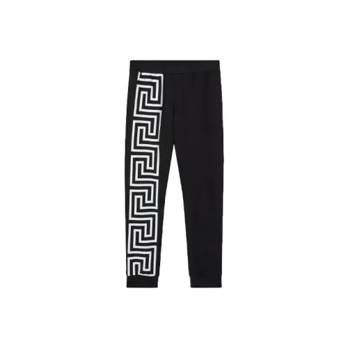 VERSACE Черные Мужские Вязаные Спортивные Штаны
