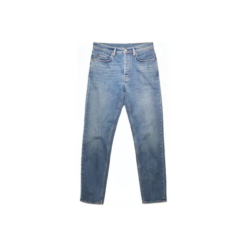 Acne Studios FW21 Джинсы River Мужской Средне-голубой