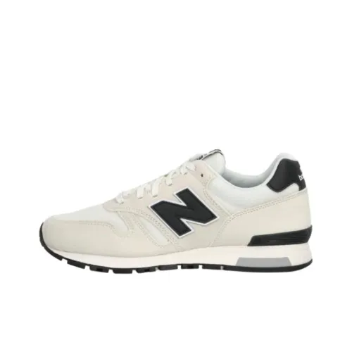 New Balance NB 565 Амортизация Износостойкий Низкий Топ Беговые кроссовки Женские Бежево-черный