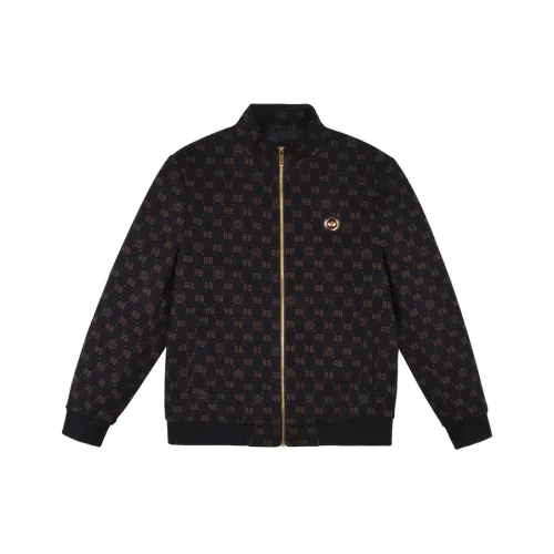 Raidy Boer Пуховая куртка Пуховая куртка Мужская Черный Цветочный