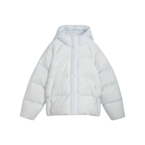 PUMA Женская коллекция Essentials Sportstyle FW24 Пуховик Унисекс Синий Серый